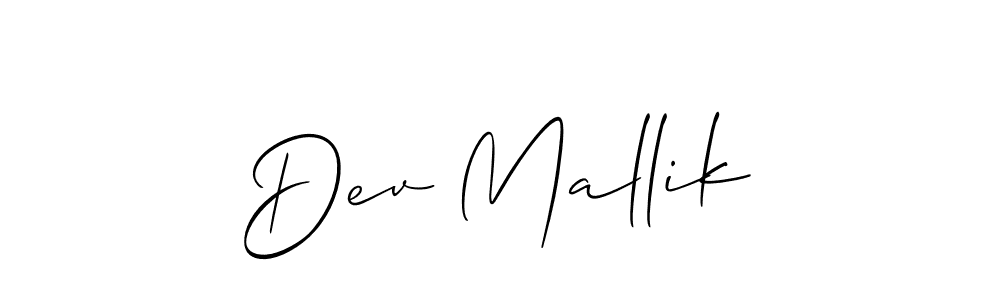 Best and Professional Signature Style for Dev Mallik. Allison_Script Best Signature Style Collection. Dev Mallik signature style 2 images and pictures png