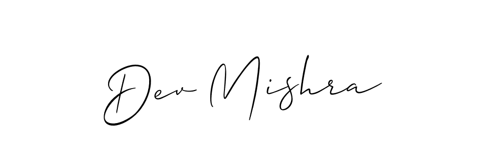 Once you've used our free online signature maker to create your best signature Allison_Script style, it's time to enjoy all of the benefits that Dev Mishra name signing documents. Dev Mishra signature style 2 images and pictures png