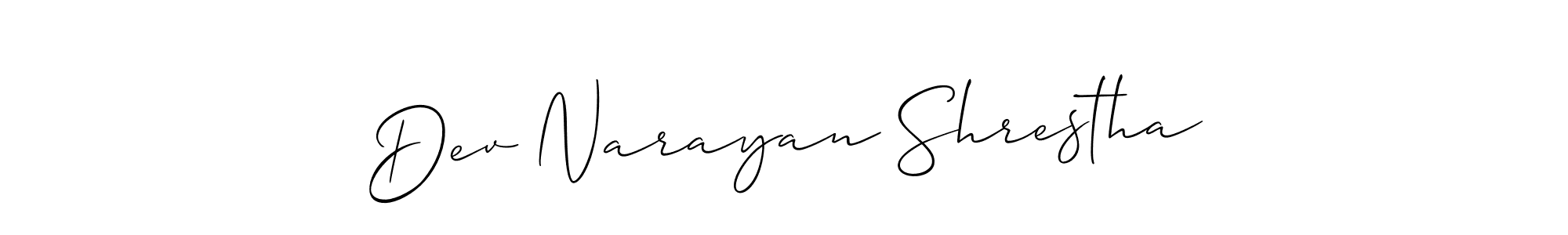 Make a beautiful signature design for name Dev Narayan Shrestha. Use this online signature maker to create a handwritten signature for free. Dev Narayan Shrestha signature style 2 images and pictures png