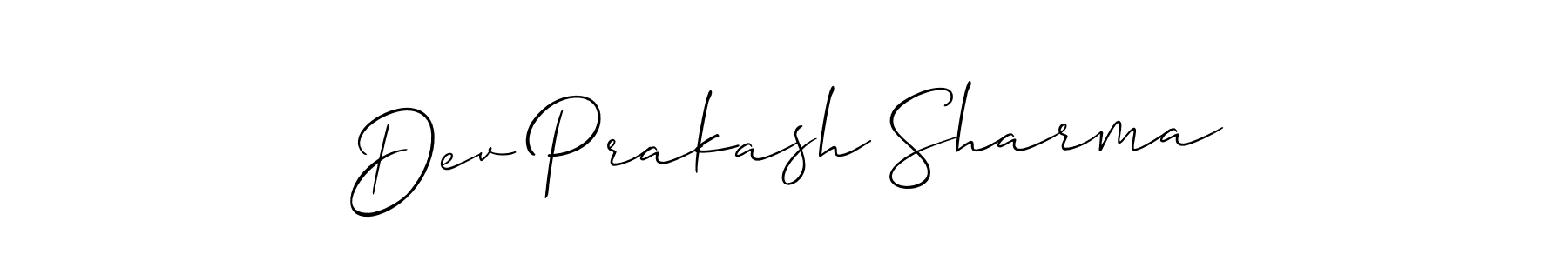 This is the best signature style for the Dev Prakash Sharma name. Also you like these signature font (Allison_Script). Mix name signature. Dev Prakash Sharma signature style 2 images and pictures png
