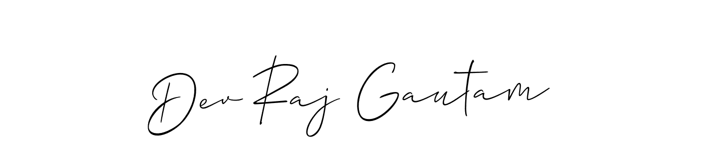 Check out images of Autograph of Dev Raj Gautam name. Actor Dev Raj Gautam Signature Style. Allison_Script is a professional sign style online. Dev Raj Gautam signature style 2 images and pictures png
