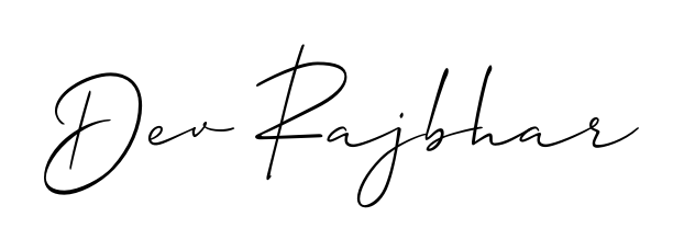 How to make Dev Rajbhar name signature. Use Allison_Script style for creating short signs online. This is the latest handwritten sign. Dev Rajbhar signature style 2 images and pictures png