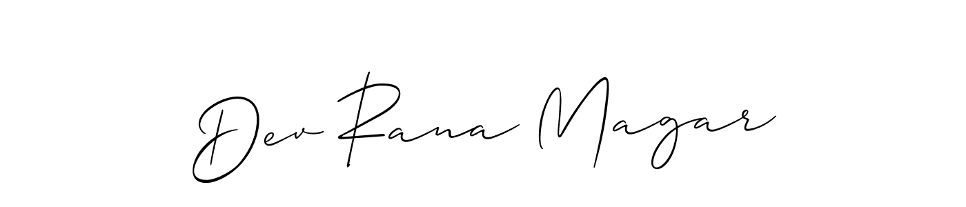 Check out images of Autograph of Dev Rana Magar name. Actor Dev Rana Magar Signature Style. Allison_Script is a professional sign style online. Dev Rana Magar signature style 2 images and pictures png