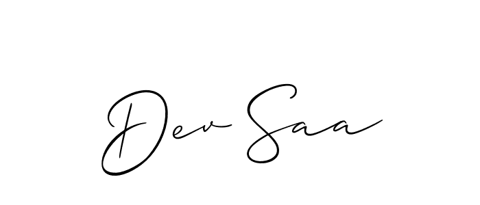 This is the best signature style for the Dev Saa name. Also you like these signature font (Allison_Script). Mix name signature. Dev Saa signature style 2 images and pictures png