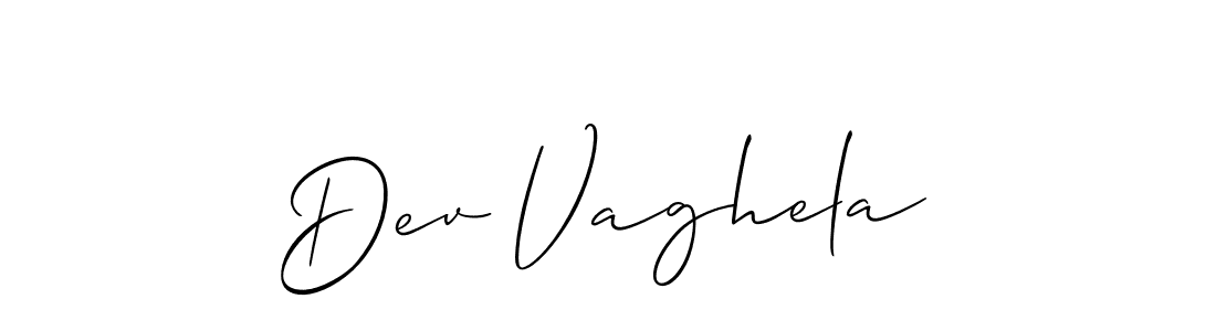 You can use this online signature creator to create a handwritten signature for the name Dev Vaghela. This is the best online autograph maker. Dev Vaghela signature style 2 images and pictures png
