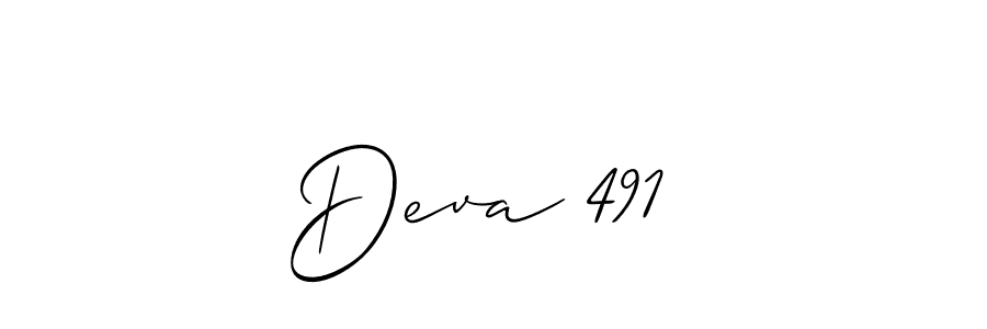 Allison_Script is a professional signature style that is perfect for those who want to add a touch of class to their signature. It is also a great choice for those who want to make their signature more unique. Get Deva 491  name to fancy signature for free. Deva 491  signature style 2 images and pictures png