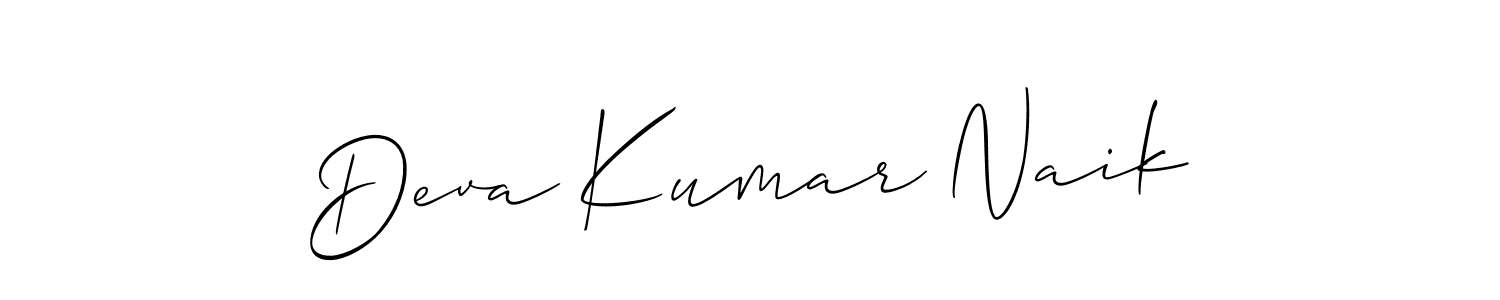 How to make Deva Kumar Naik signature? Allison_Script is a professional autograph style. Create handwritten signature for Deva Kumar Naik name. Deva Kumar Naik signature style 2 images and pictures png