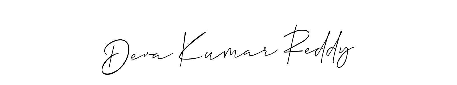 Once you've used our free online signature maker to create your best signature Allison_Script style, it's time to enjoy all of the benefits that Deva Kumar Reddy name signing documents. Deva Kumar Reddy signature style 2 images and pictures png
