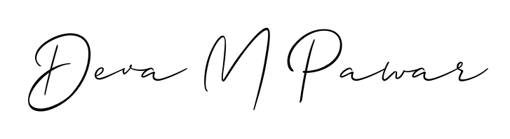 A timeless handwritten aesthetic for Deva M Pawar. The Allison_Script font gives your signature a handcrafted feel with natural curves. Deva M Pawar signature style 2 images and pictures png