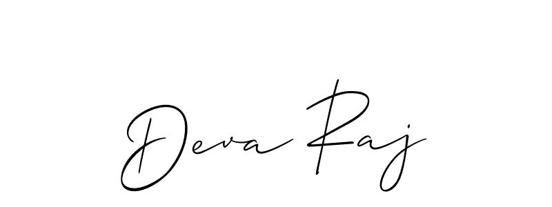 It looks lik you need a new signature style for name Deva Raj. Design unique handwritten (Allison_Script) signature with our free signature maker in just a few clicks. Deva Raj signature style 2 images and pictures png