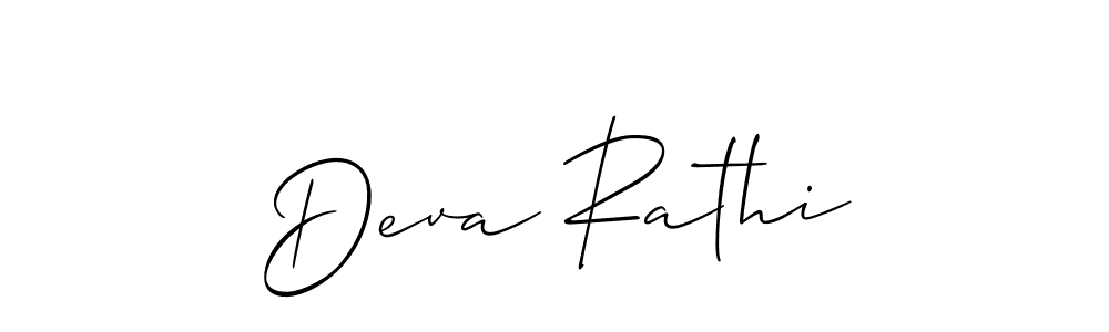 You should practise on your own different ways (Allison_Script) to write your name (Deva Rathi) in signature. don't let someone else do it for you. Deva Rathi signature style 2 images and pictures png