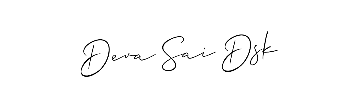 Make a beautiful signature design for name Deva Sai Dsk. Use this online signature maker to create a handwritten signature for free. Deva Sai Dsk signature style 2 images and pictures png