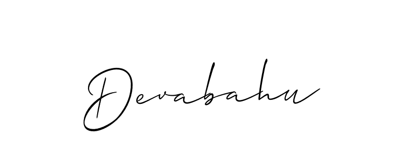 Best and Professional Signature Style for Devabahu. Allison_Script Best Signature Style Collection. Devabahu signature style 2 images and pictures png