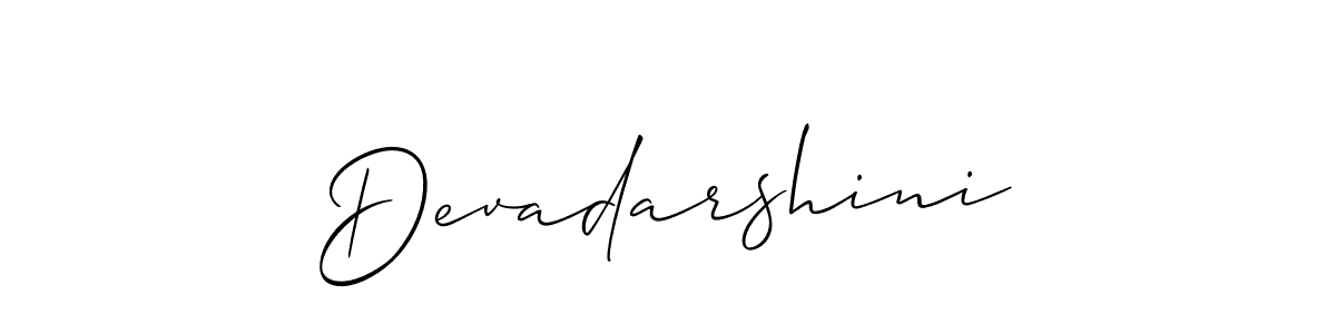 if you are searching for the best signature style for your name Devadarshini. so please give up your signature search. here we have designed multiple signature styles  using Allison_Script. Devadarshini signature style 2 images and pictures png