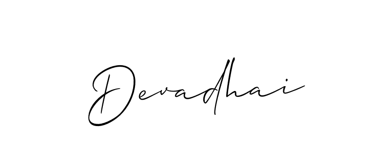 You can use this online signature creator to create a handwritten signature for the name Devadhai. This is the best online autograph maker. Devadhai signature style 2 images and pictures png