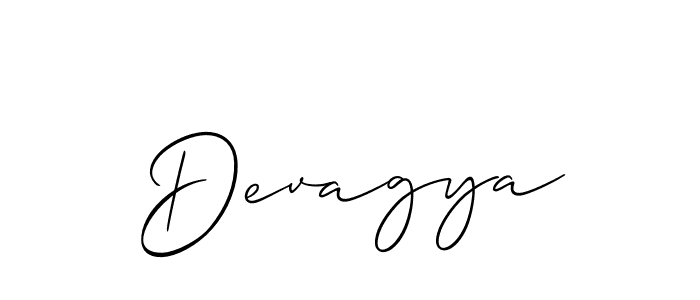 Also we have Devagya name is the best signature style. Create professional handwritten signature collection using Allison_Script autograph style. Devagya signature style 2 images and pictures png