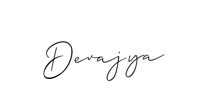 How to Draw Devajya signature style? Allison_Script is a latest design signature styles for name Devajya. Devajya signature style 2 images and pictures png