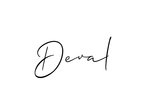 Make a beautiful signature design for name Deval. Use this online signature maker to create a handwritten signature for free. Deval signature style 2 images and pictures png