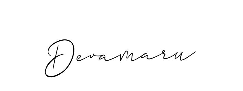 Make a short Devamaru signature style. Manage your documents anywhere anytime using Allison_Script. Create and add eSignatures, submit forms, share and send files easily. Devamaru signature style 2 images and pictures png