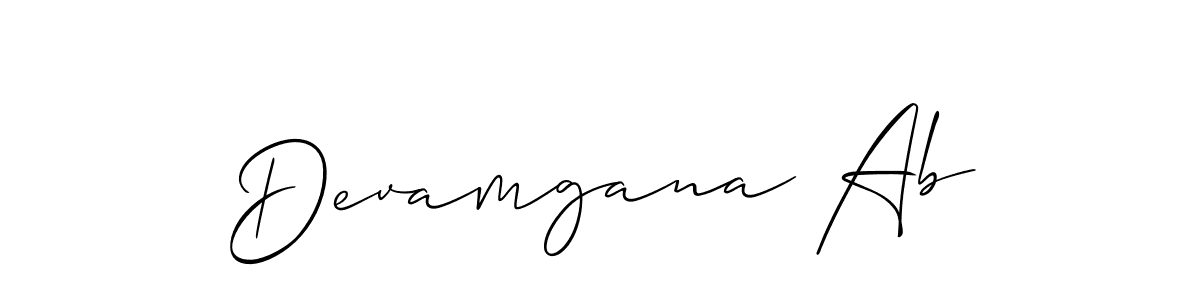 Once you've used our free online signature maker to create your best signature Allison_Script style, it's time to enjoy all of the benefits that Devamgana Ab name signing documents. Devamgana Ab signature style 2 images and pictures png