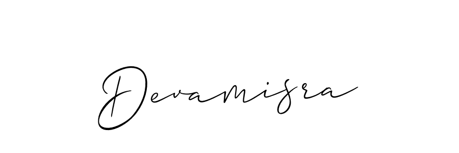 Devamisra stylish signature style. Best Handwritten Sign (Allison_Script) for my name. Handwritten Signature Collection Ideas for my name Devamisra. Devamisra signature style 2 images and pictures png
