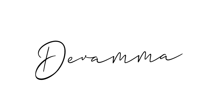 Allison_Script is a professional signature style that is perfect for those who want to add a touch of class to their signature. It is also a great choice for those who want to make their signature more unique. Get Devamma name to fancy signature for free. Devamma signature style 2 images and pictures png