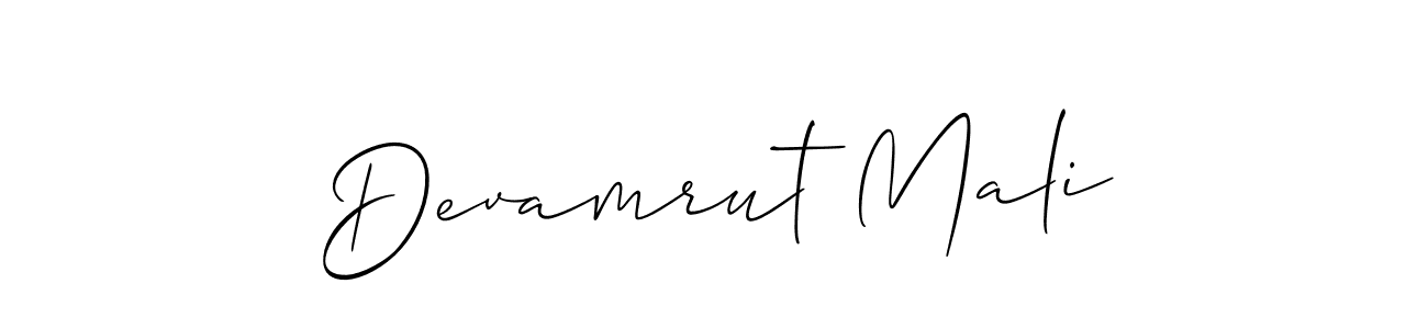Make a beautiful signature design for name Devamrut Mali. Use this online signature maker to create a handwritten signature for free. Devamrut Mali signature style 2 images and pictures png
