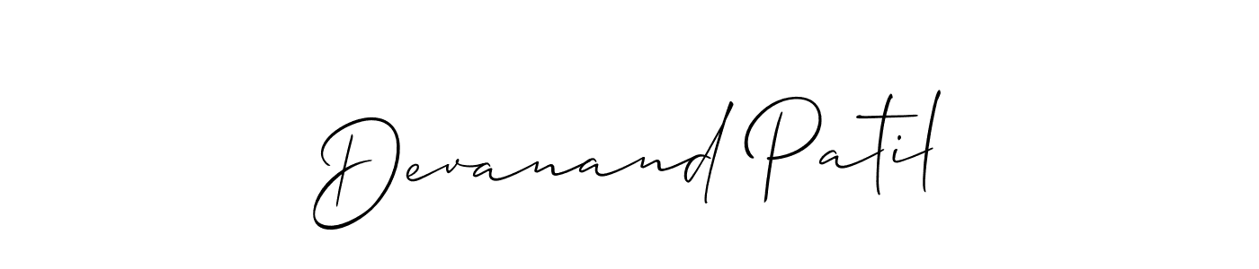 Devanand Patil stylish signature style. Best Handwritten Sign (Allison_Script) for my name. Handwritten Signature Collection Ideas for my name Devanand Patil. Devanand Patil signature style 2 images and pictures png