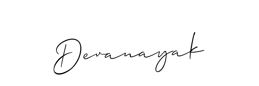 Once you've used our free online signature maker to create your best signature Allison_Script style, it's time to enjoy all of the benefits that Devanayak name signing documents. Devanayak signature style 2 images and pictures png