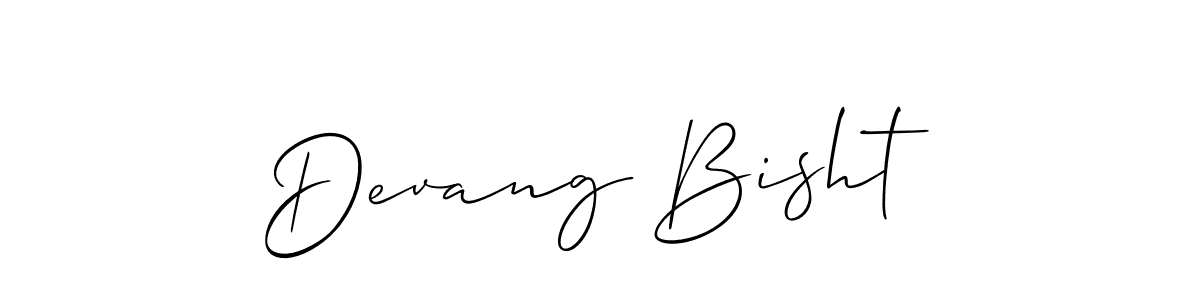 This is the best signature style for the Devang Bisht name. Also you like these signature font (Allison_Script). Mix name signature. Devang Bisht signature style 2 images and pictures png