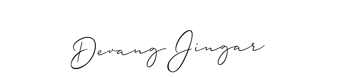 Check out images of Autograph of Devang Jingar name. Actor Devang Jingar Signature Style. Allison_Script is a professional sign style online. Devang Jingar signature style 2 images and pictures png