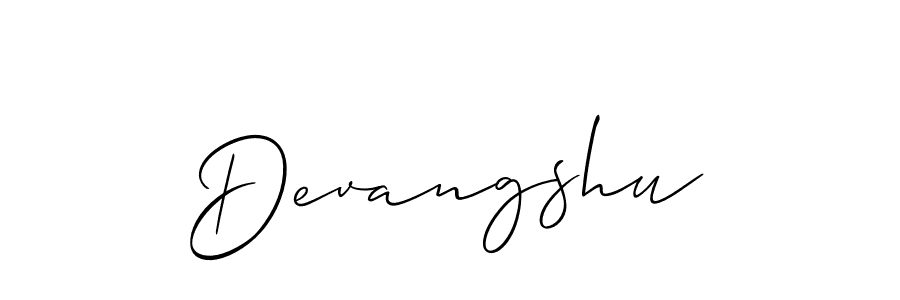 How to Draw Devangshu signature style? Allison_Script is a latest design signature styles for name Devangshu. Devangshu signature style 2 images and pictures png
