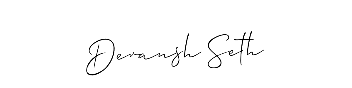 Here are the top 10 professional signature styles for the name Devansh Seth. These are the best autograph styles you can use for your name. Devansh Seth signature style 2 images and pictures png