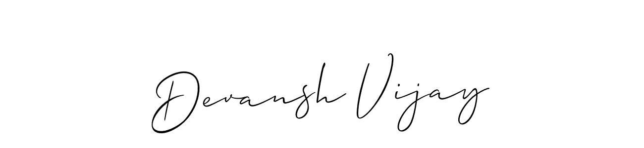 Here are the top 10 professional signature styles for the name Devansh Vijay. These are the best autograph styles you can use for your name. Devansh Vijay signature style 2 images and pictures png