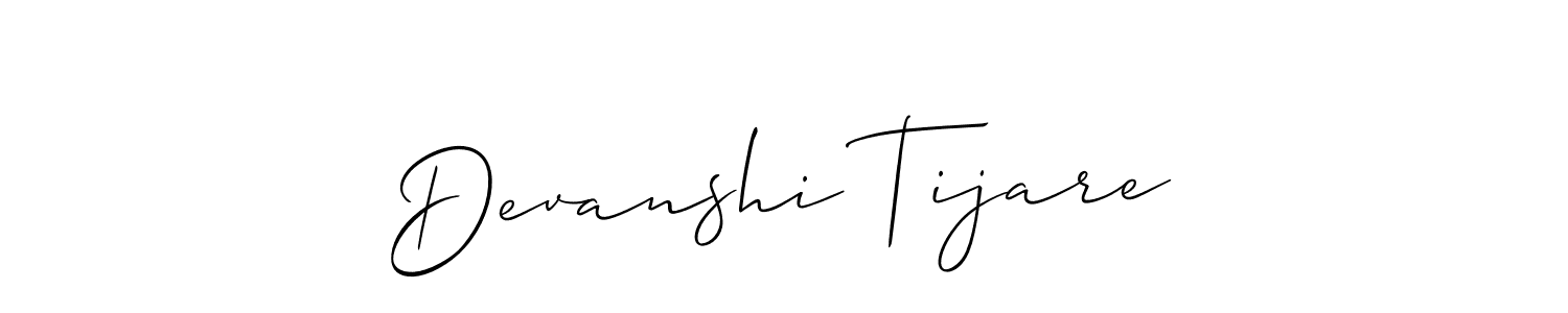 How to Draw Devanshi Tijare signature style? Allison_Script is a latest design signature styles for name Devanshi Tijare. Devanshi Tijare signature style 2 images and pictures png