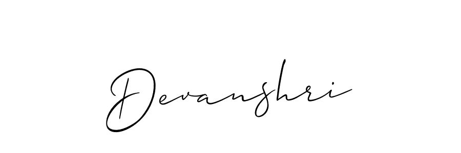 How to make Devanshri name signature. Use Allison_Script style for creating short signs online. This is the latest handwritten sign. Devanshri signature style 2 images and pictures png