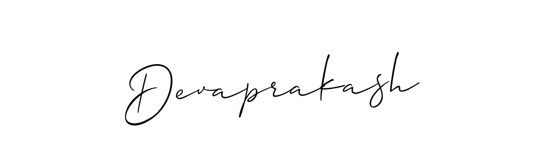 Allison_Script is a professional signature style that is perfect for those who want to add a touch of class to their signature. It is also a great choice for those who want to make their signature more unique. Get Devaprakash name to fancy signature for free. Devaprakash signature style 2 images and pictures png
