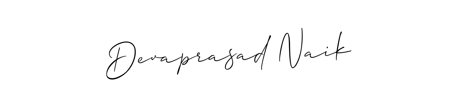 if you are searching for the best signature style for your name Devaprasad Naik. so please give up your signature search. here we have designed multiple signature styles  using Allison_Script. Devaprasad Naik signature style 2 images and pictures png