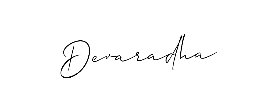 Similarly Allison_Script is the best handwritten signature design. Signature creator online .You can use it as an online autograph creator for name Devaradha. Devaradha signature style 2 images and pictures png