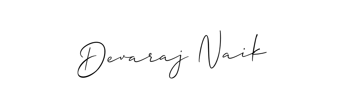 Make a beautiful signature design for name Devaraj Naik. With this signature (Allison_Script) style, you can create a handwritten signature for free. Devaraj Naik signature style 2 images and pictures png