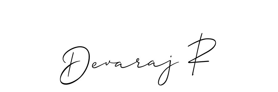 if you are searching for the best signature style for your name Devaraj R. so please give up your signature search. here we have designed multiple signature styles  using Allison_Script. Devaraj R signature style 2 images and pictures png
