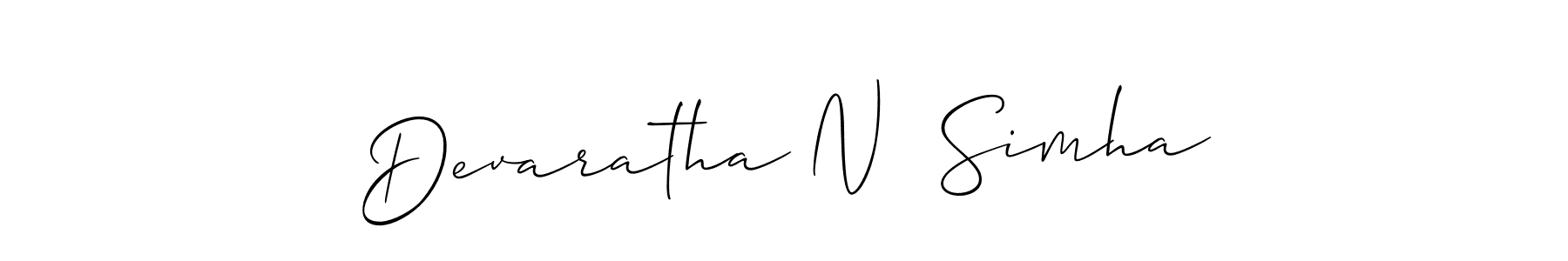 See photos of Devaratha N  Simha official signature by Spectra . Check more albums & portfolios. Read reviews & check more about Allison_Script font. Devaratha N  Simha signature style 2 images and pictures png