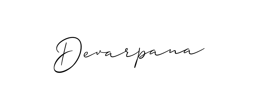 Make a short Devarpana signature style. Manage your documents anywhere anytime using Allison_Script. Create and add eSignatures, submit forms, share and send files easily. Devarpana signature style 2 images and pictures png