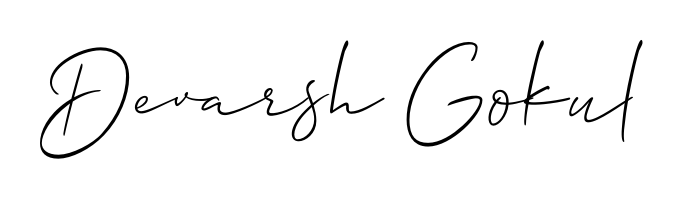 A stylish, flowing autograph style designed for name Devarsh Gokul using Allison_Script typography. Perfect for digital creative projects. Devarsh Gokul signature style 2 images and pictures png