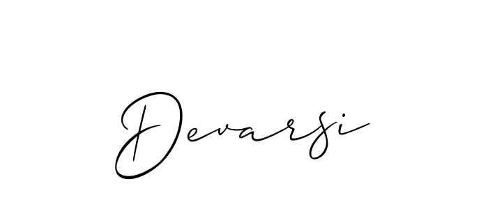 Best and Professional Signature Style for Devarsi. Allison_Script Best Signature Style Collection. Devarsi signature style 2 images and pictures png