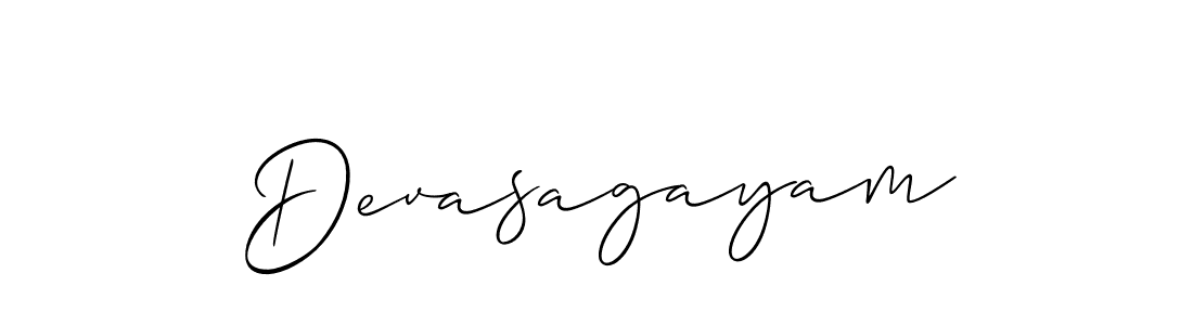 Allison_Script is a professional signature style that is perfect for those who want to add a touch of class to their signature. It is also a great choice for those who want to make their signature more unique. Get Devasagayam name to fancy signature for free. Devasagayam signature style 2 images and pictures png