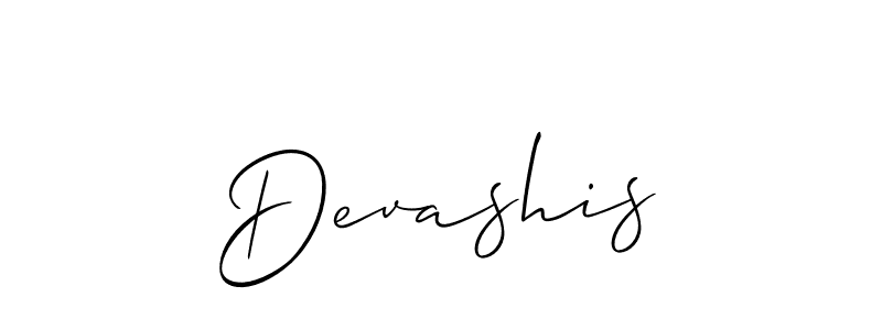 Make a short Devashis signature style. Manage your documents anywhere anytime using Allison_Script. Create and add eSignatures, submit forms, share and send files easily. Devashis signature style 2 images and pictures png