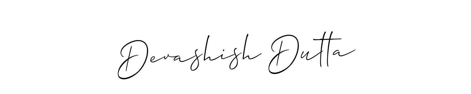 Also You can easily find your signature by using the search form. We will create Devashish Dutta name handwritten signature images for you free of cost using Allison_Script sign style. Devashish Dutta signature style 2 images and pictures png
