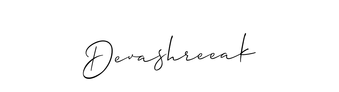The best way (Allison_Script) to make a short signature is to pick only two or three words in your name. The name Devashreeak include a total of six letters. For converting this name. Devashreeak signature style 2 images and pictures png