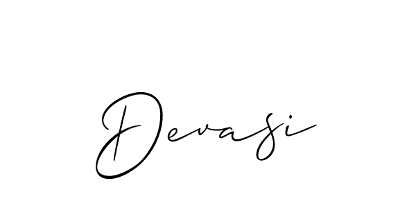 You should practise on your own different ways (Allison_Script) to write your name (Devasi) in signature. don't let someone else do it for you. Devasi signature style 2 images and pictures png